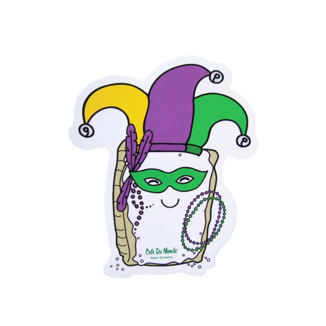 Jester Permanent Vinyl Sticker