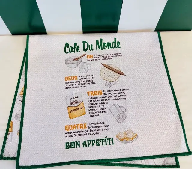 Beignet Recipe Towel