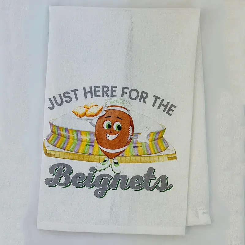 Just Here For The Beignets Towel